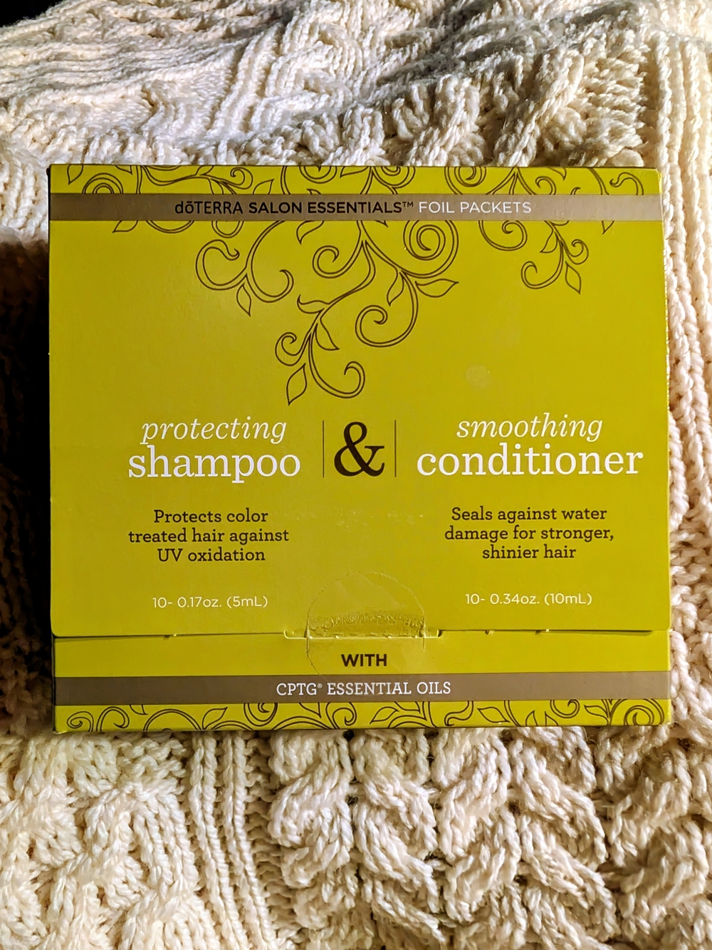 do TERRA Protecting Shampoo & Smoothing Conditioner Foil Packets - SEALED BOX